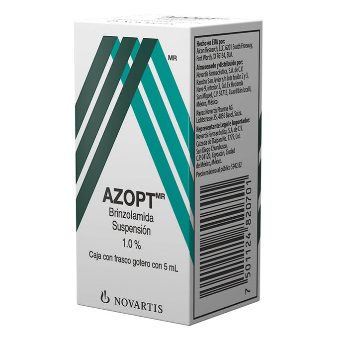 Azopt Solución Gotas 1% 5Ml (Brinzolamida) — WeCare Pharma