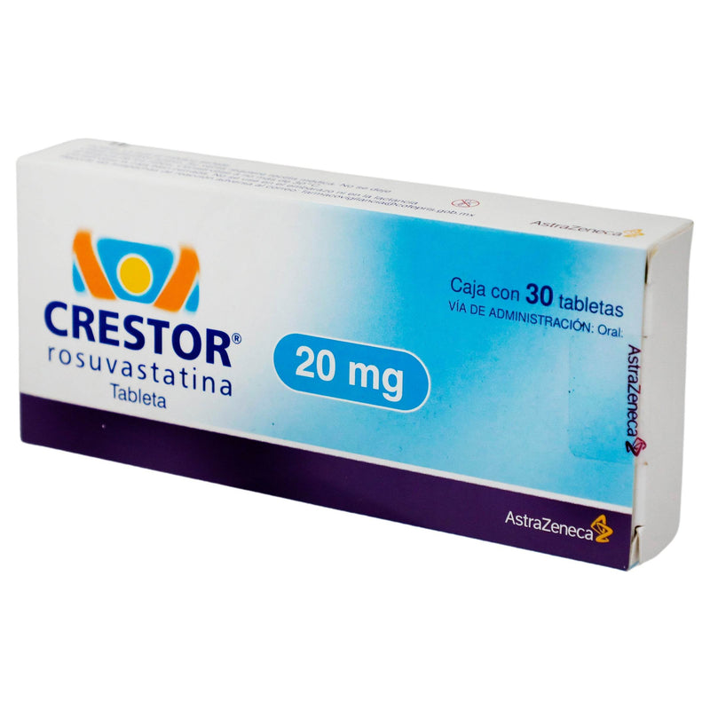 Crestor 20Mg Con 30 Tabletas (Rosuvastatina) - WeCare Pharma