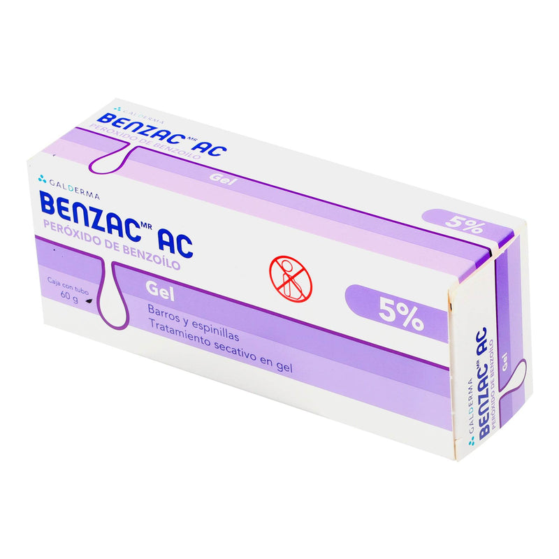 Benzac Ac Gel 5% 60G (Peroxido De Benzoilo) - WeCare Pharma
