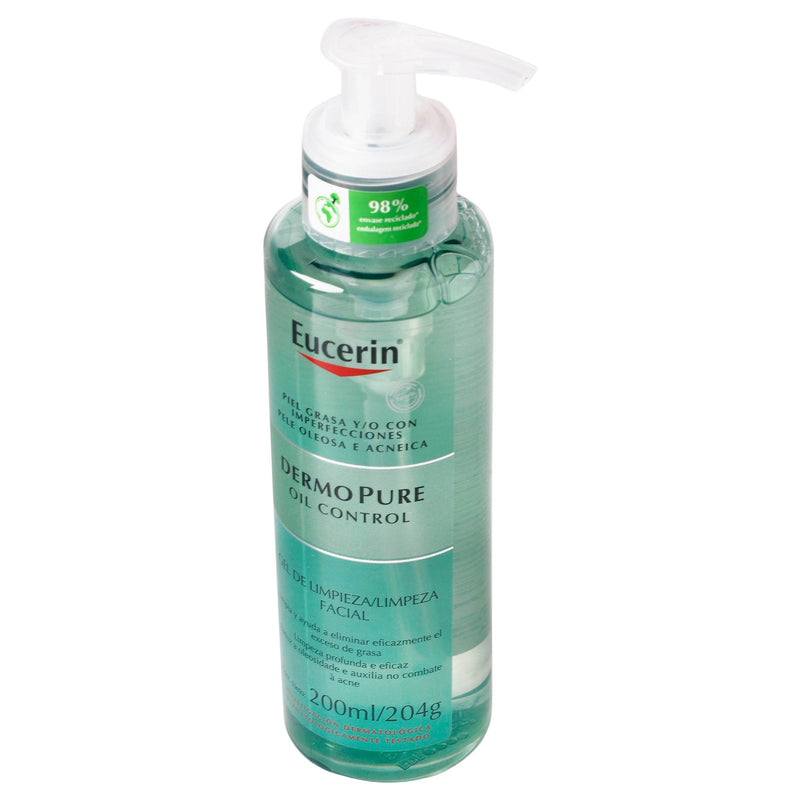 Eucerin Dermo Pure Oil Control Gel Limpiador 200Ml - WeCare Pharma