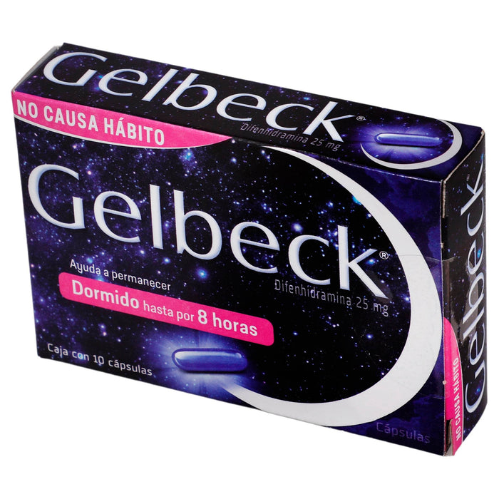 Gelbeck 25Mg Con 10 Capsulas (Difenhidramina) - WeCare Pharma
