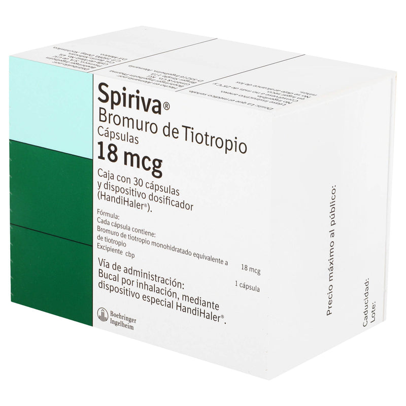Spiriva 18Mcg Con 30 Con Disp Capsulas (Bromuro De Tiotropio) - WeCare Pharma