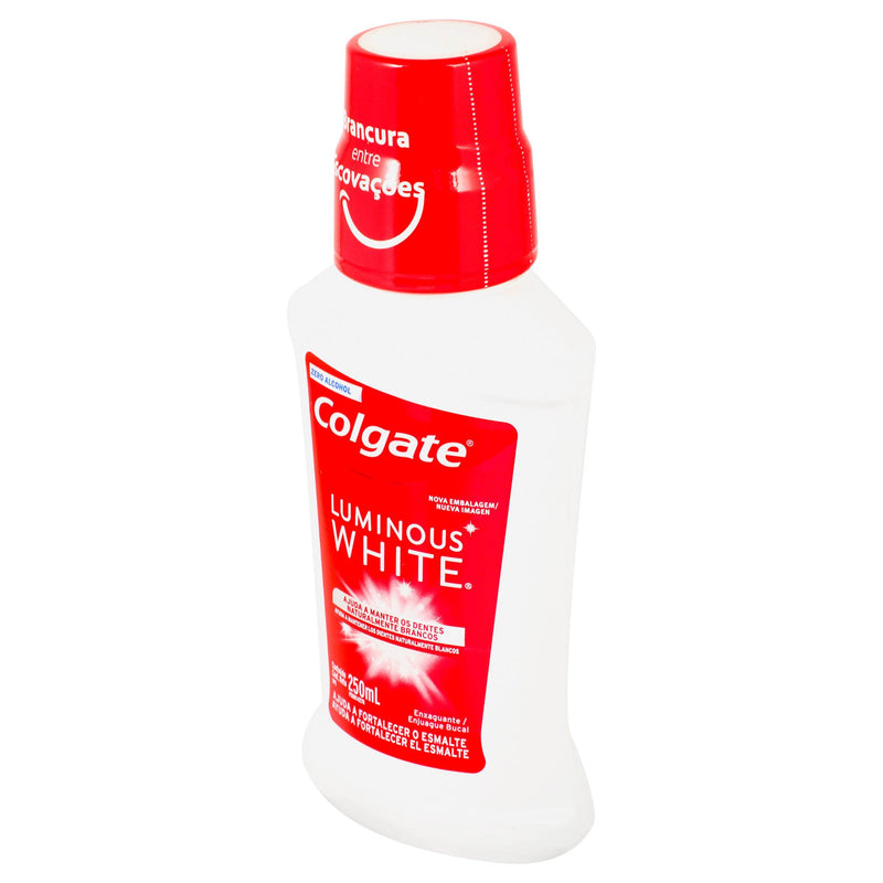 Colgate Enjuague Bucal Luminous White 250Ml - WeCare Pharma