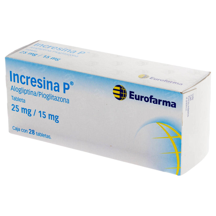 Incresina P (Alogliptina/Pioglitazona) 25Mg/15Mg Tabletas Con 28 - WeCare Pharma