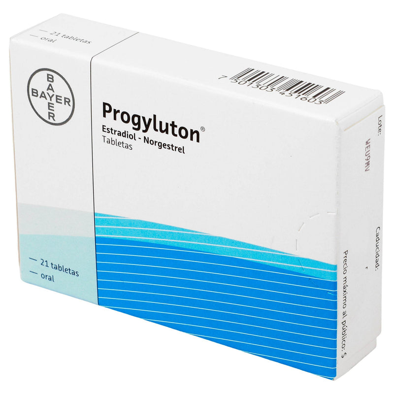 Progyluton 2Mg/0.5Mg Con 21 Tabletas (Estradiol/Norgestrel) - WeCare Pharma