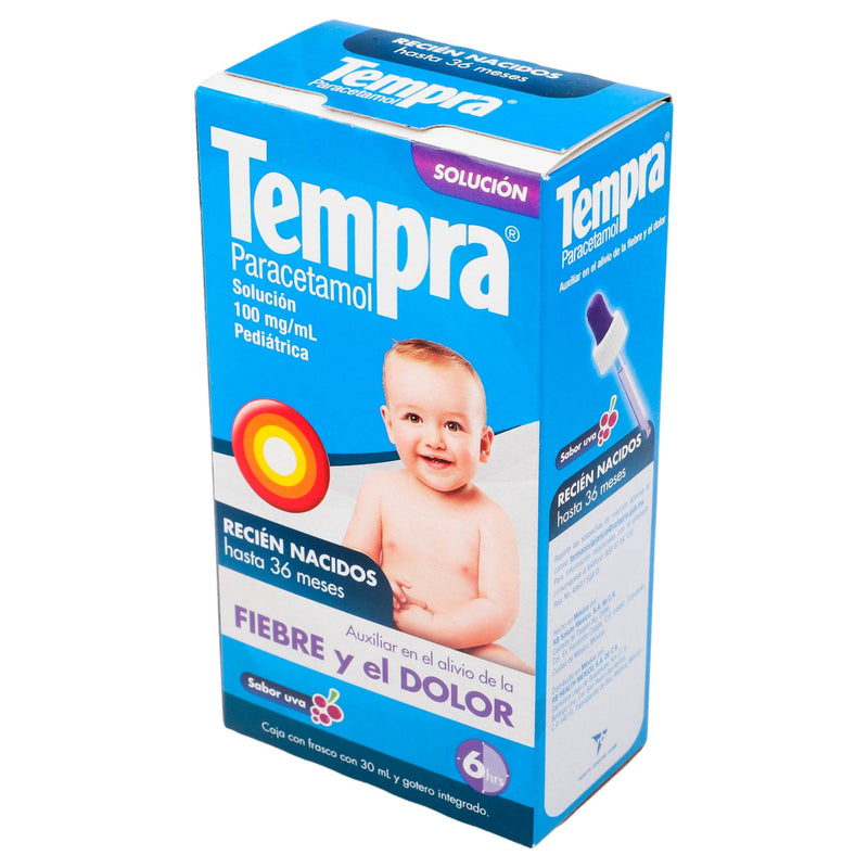 Tempra Ped Gotas 100Mg/Ml 30Ml (Paracetamol) - WeCare Pharma