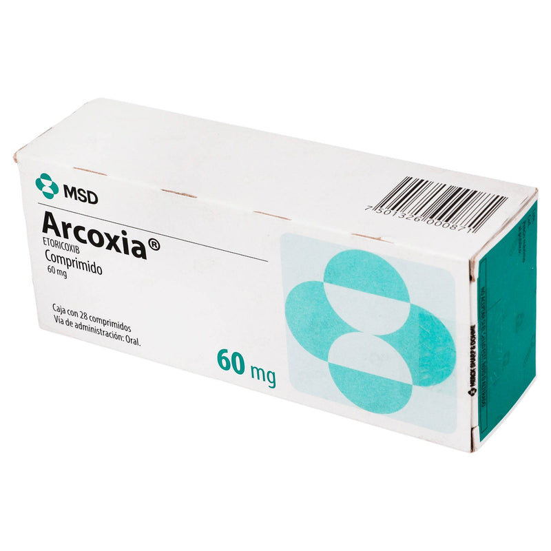 Arcoxia 60Mg Con 28 Comprimidos (Etoricoxib) - WeCare Pharma