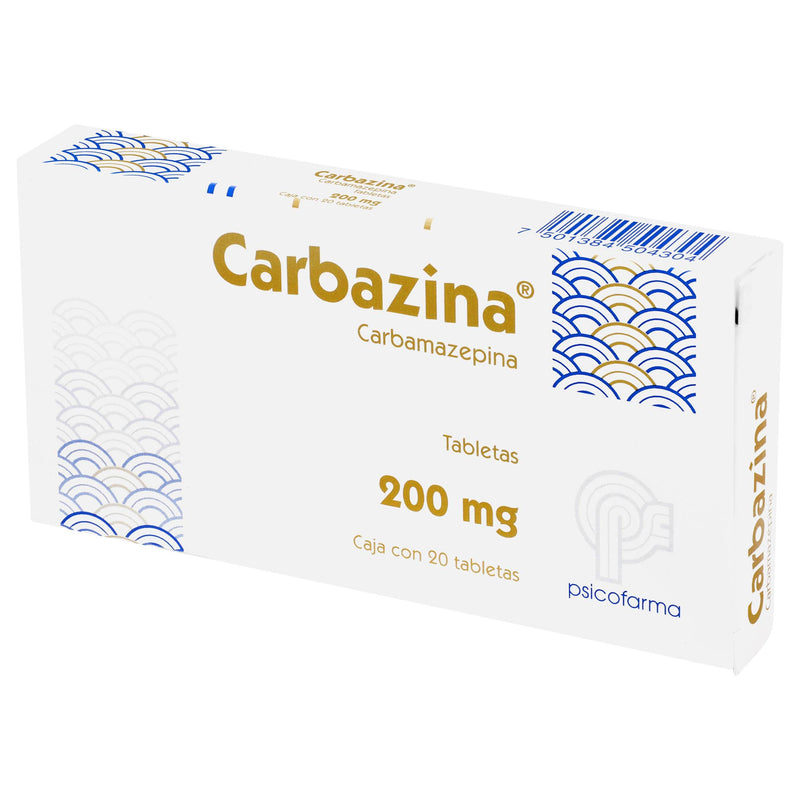 Carbazina 200Mg Con 20 Tabletas (Carbamazepina) - WeCare Pharma