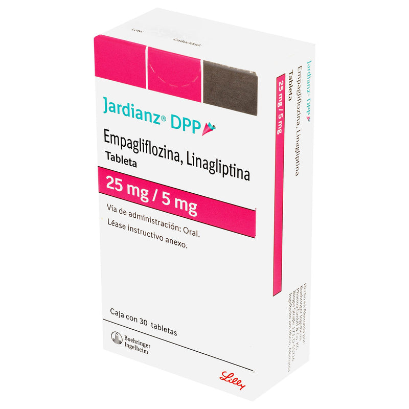Jardianz Dpp 25Mg/5Mg Con 30 Tabletas (Empagliflozina/Linagliptina) - WeCare Pharma