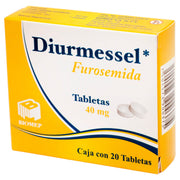 Diurmessel 40Mg Con 20 Tabletas (Furosemida) - WeCare Pharma