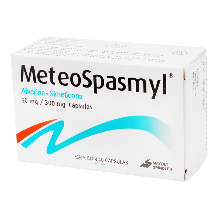 Meteospasmyl 60Mg/300Mg Con 40 Capsulas (Alverina/Simeticona) 3 - 7501088504365