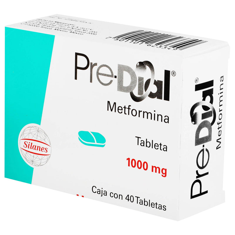 Predial 100Mg Con 40 Tabletas (Metformina) - WeCare Pharma