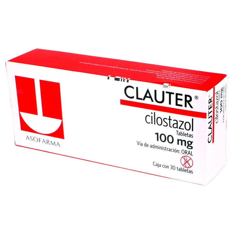 Clauter 100Mg Con 30 Tabletas (Cilostazol) - WeCare Pharma