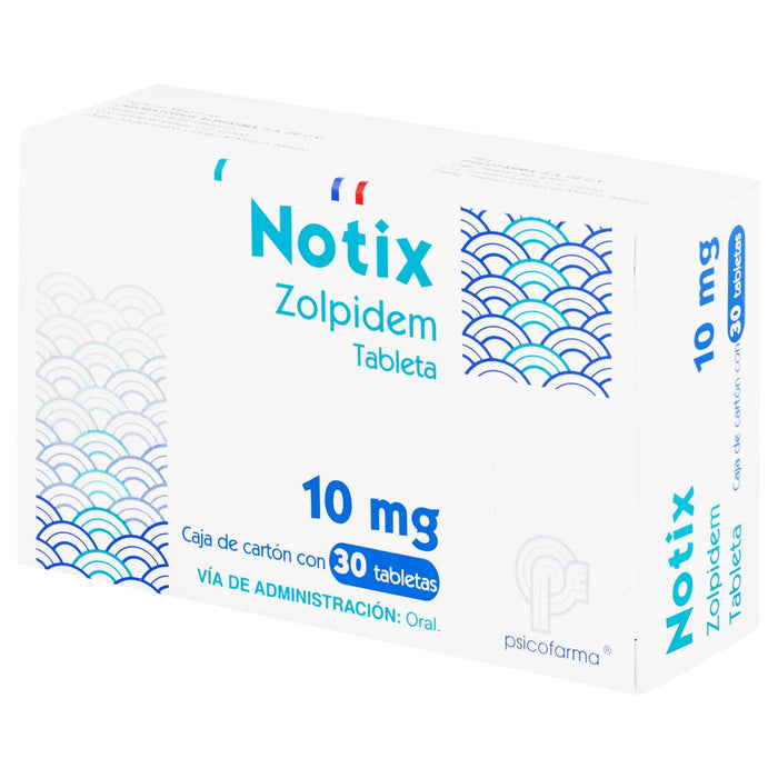 Notix (Zolpidem) Tabletas 10Mg Con 30 - WeCare Pharma