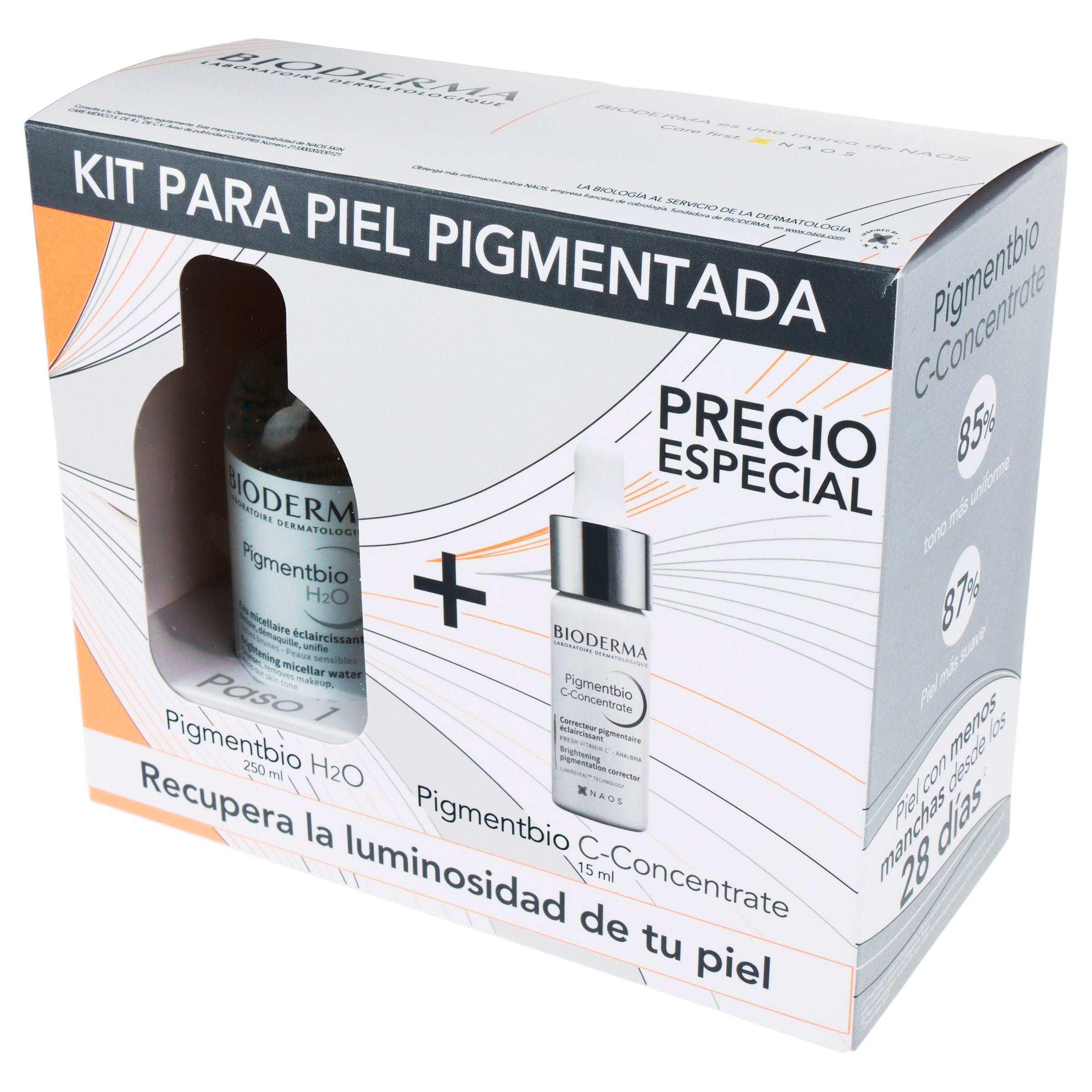 Bioderma Kit Pigmentbio Agua Micelar + C-Concentrate 4 - 7506307514682