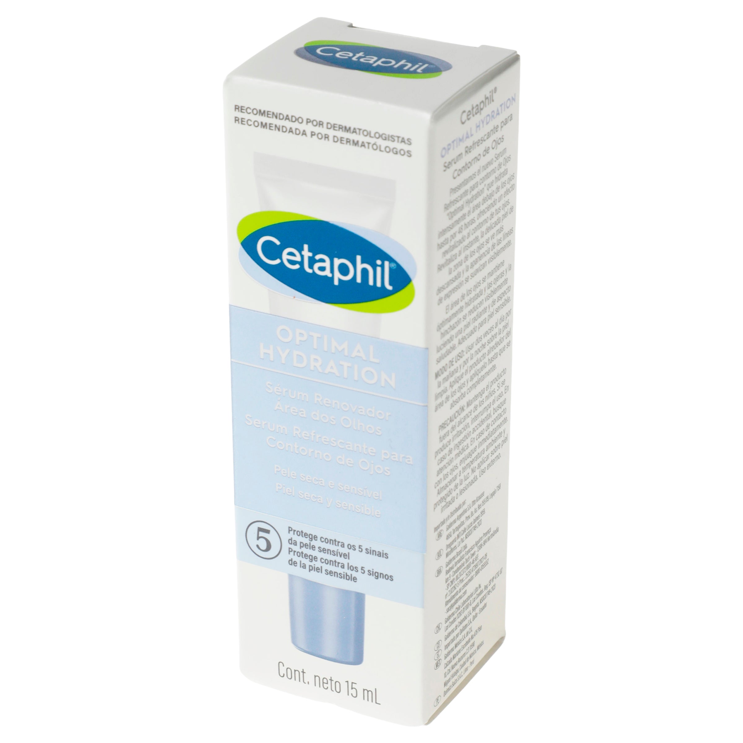 Cetaphil Optimal Hydration Serum Renovador Para Contorno Ojos 15Ml 4 - 3499320011389