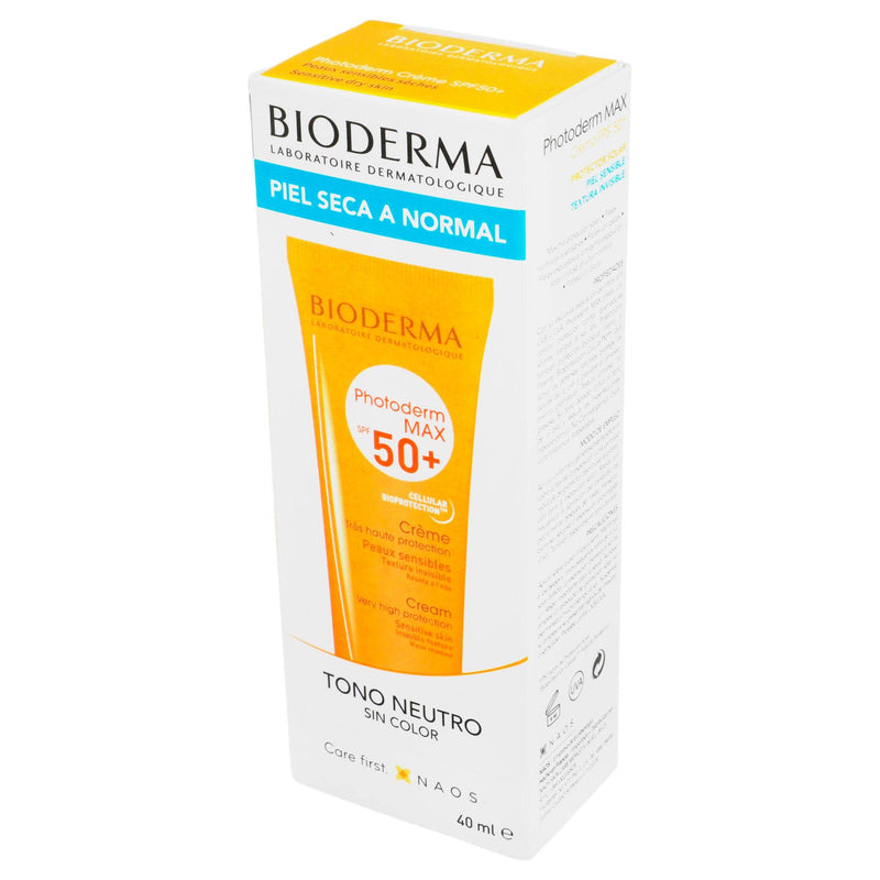 Bioderma Photoderm Max Crema Neutro Sin Color Fps50 40Ml - WeCare Pharma