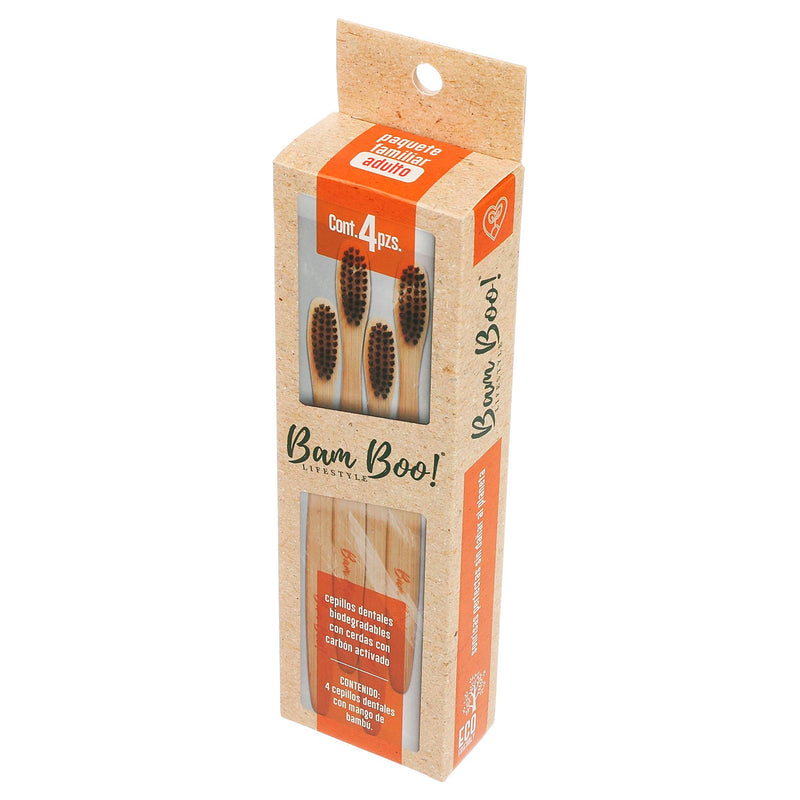 Bam Boo Cepillo Dental Ad Con 4 - WeCare Pharma