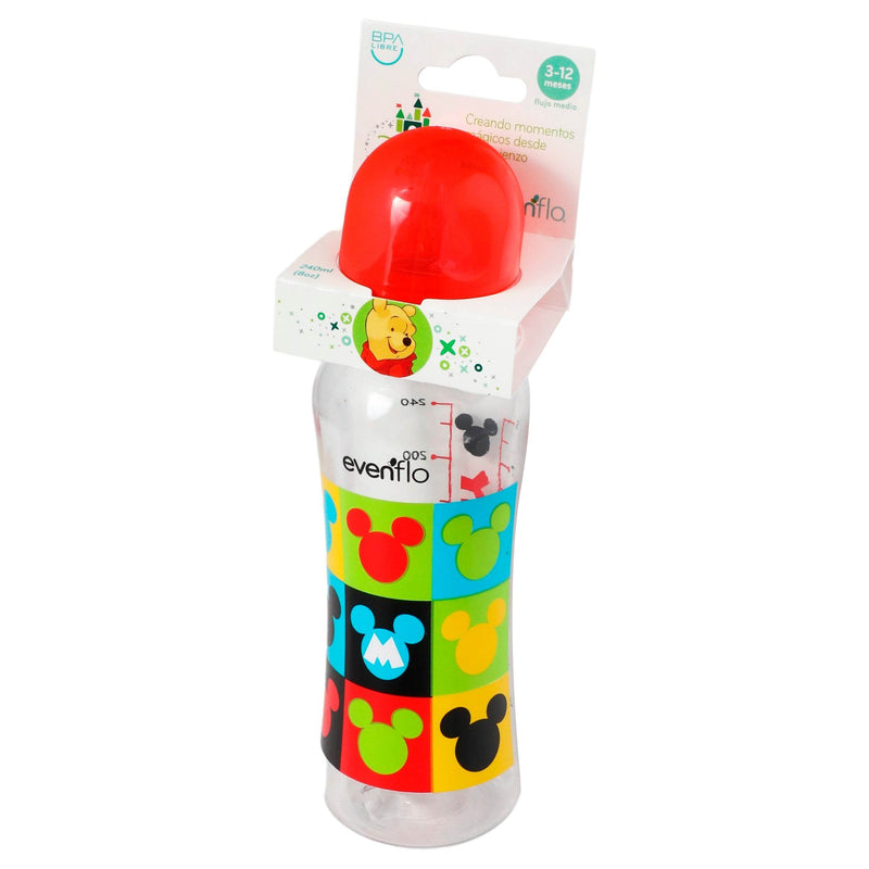 Disney Europe Medium Flow 8Oz Evenflo Baby Bottle — WeCare Pharma