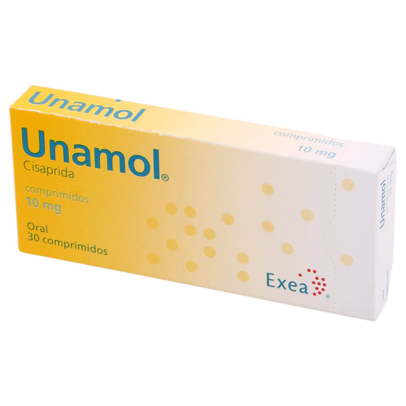 Unamol 10Mg Con 30 Comprimidos (Cisaprida) - WeCare Pharma