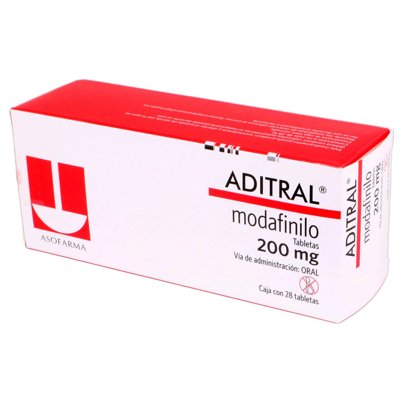 Aditral 200Mg Con 28 Tabletas (Modafilino) - WeCare Pharma