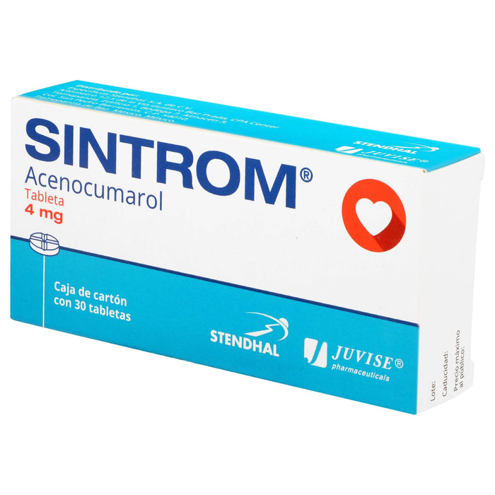 Sintrom 4Mg Con 30 Tabletas (Acenocumarol) - WeCare Pharma