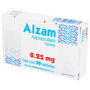 Alzam (Alprazolam) Tabletas 0.25Mg Con 30 - WeCare Pharma