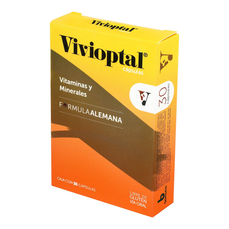 Vivioptal Con 30 Capsulas (Vitaminas Y Minerales) - WeCare Pharma