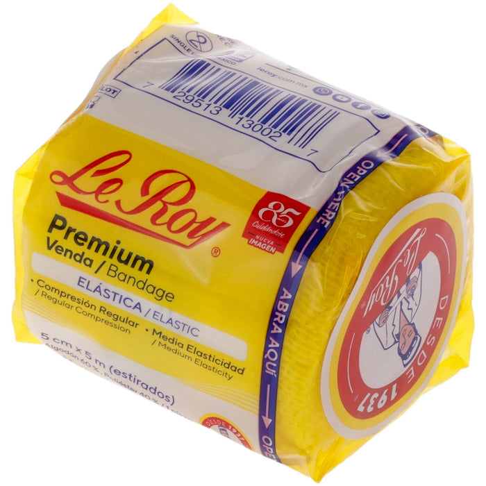 Venda Elástica 5Cm Leroy - WeCare Pharma