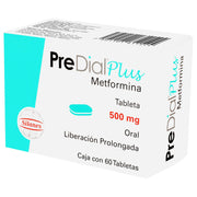 Predial Plus 500Mg Con 60 Tabletas (Metformina) - WeCare Pharma