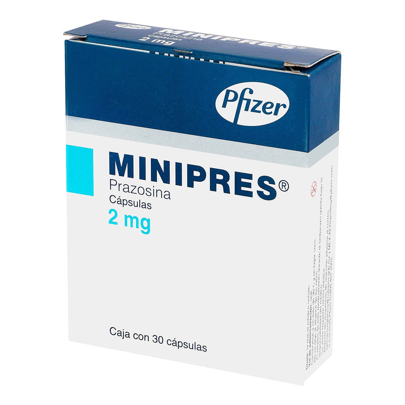 Minipres 2Mg Con 30 Capsulas (Prazosina) - WeCare Pharma