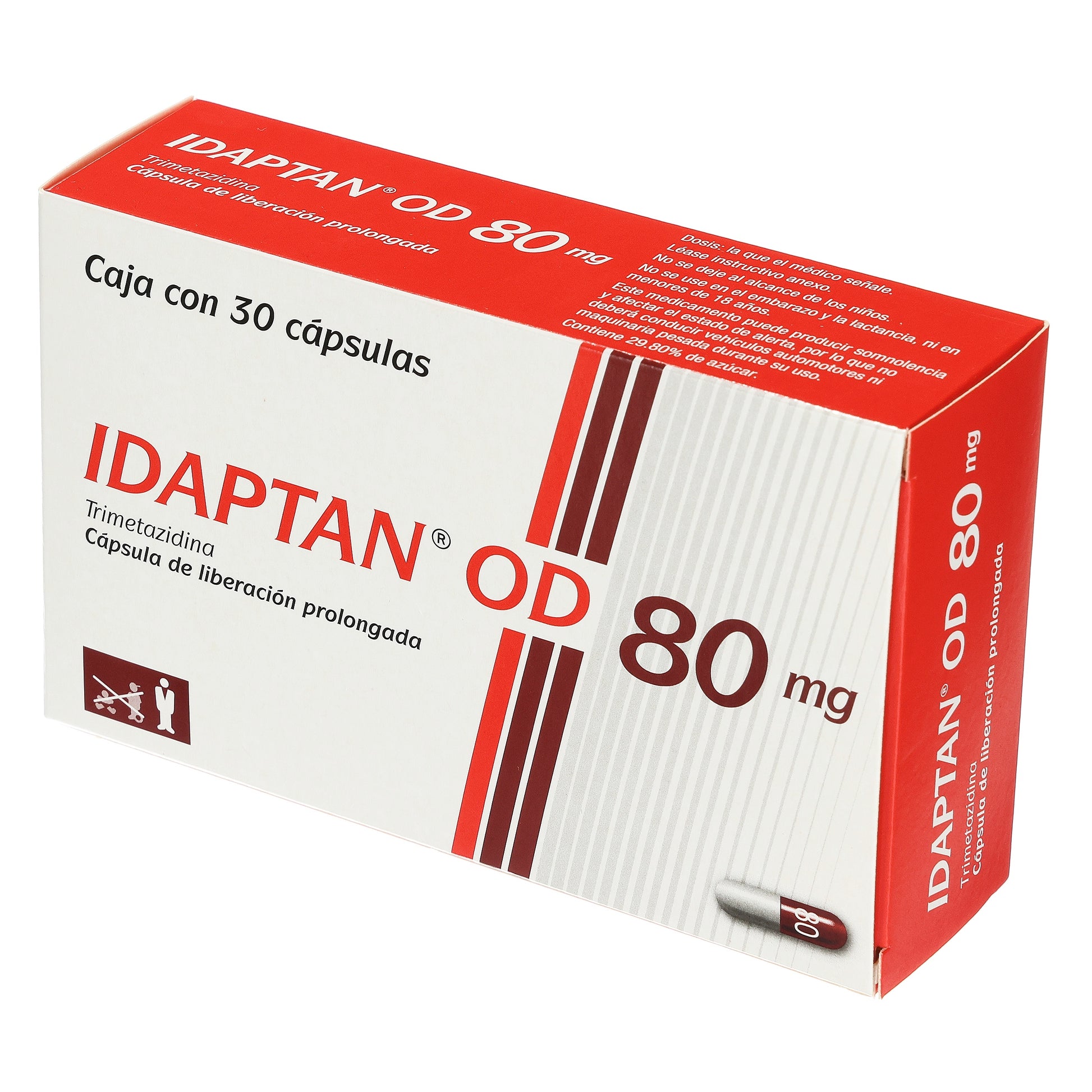 Idaptan Od 80Mg Con 30 Capsulas (Trimetazidina) 4 - 3664898060675