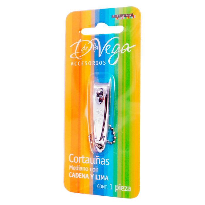 Corta Uñas De La Vega Mediano Lima Con 1 - WeCare Pharma