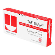 Tafitram 325Mg/37.5Mg Con 20 Tabletas (Paracetamol/Tramadol) - WeCare Pharma