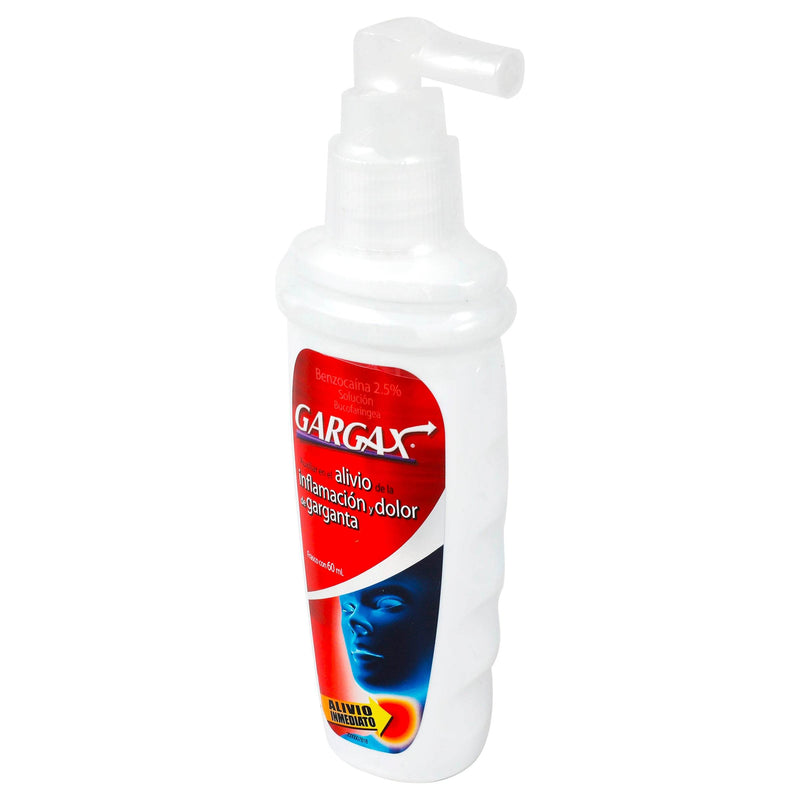 Gargax Solución 2.5% 60Ml (Benzocaina) - WeCare Pharma