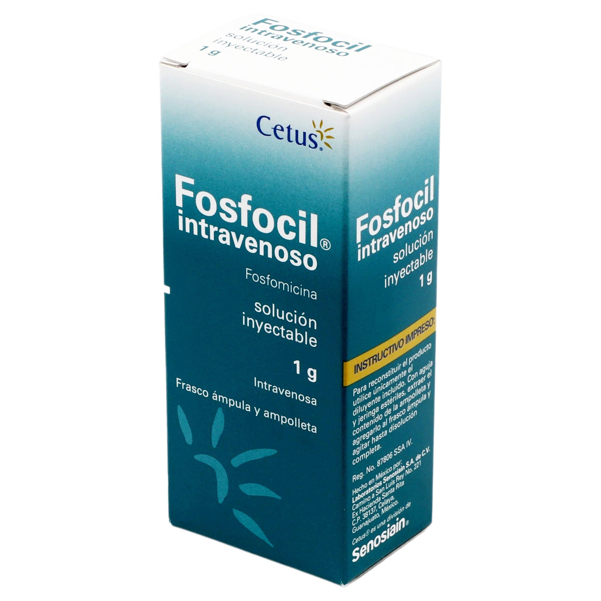 Fosfocil Iv 1G Con 1 Ampulas (Fosfomicina) 4 - 7501314701735