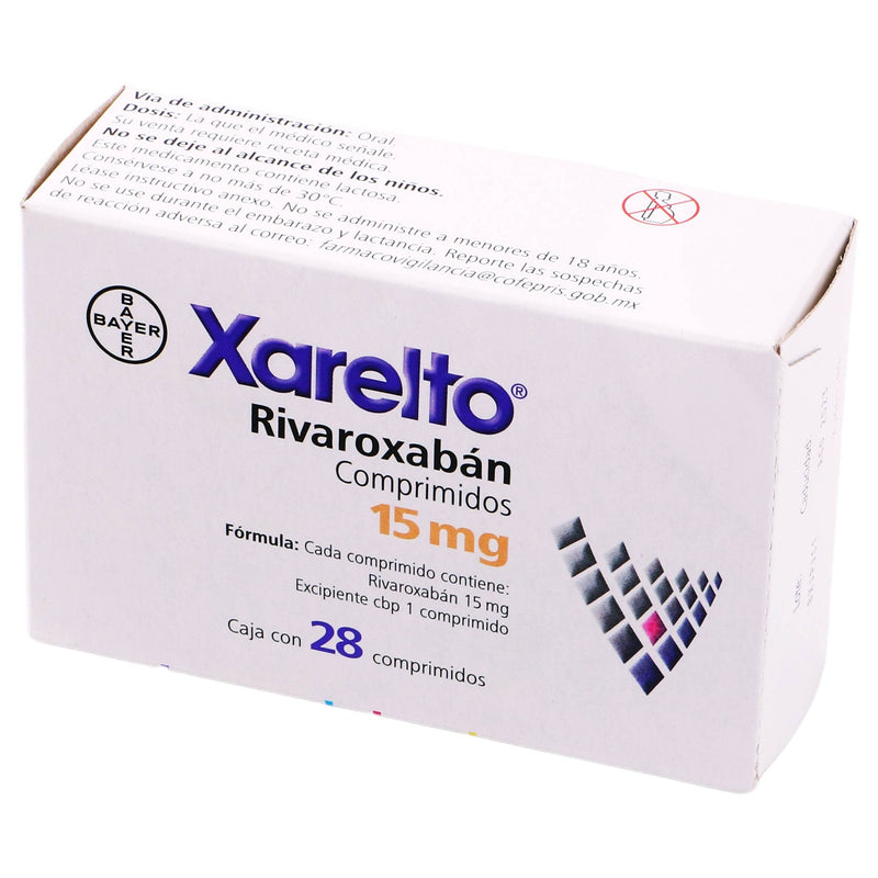 Xarelto 15Mg Con 28 Comprimidos (Rivaroxaban) - WeCare Pharma