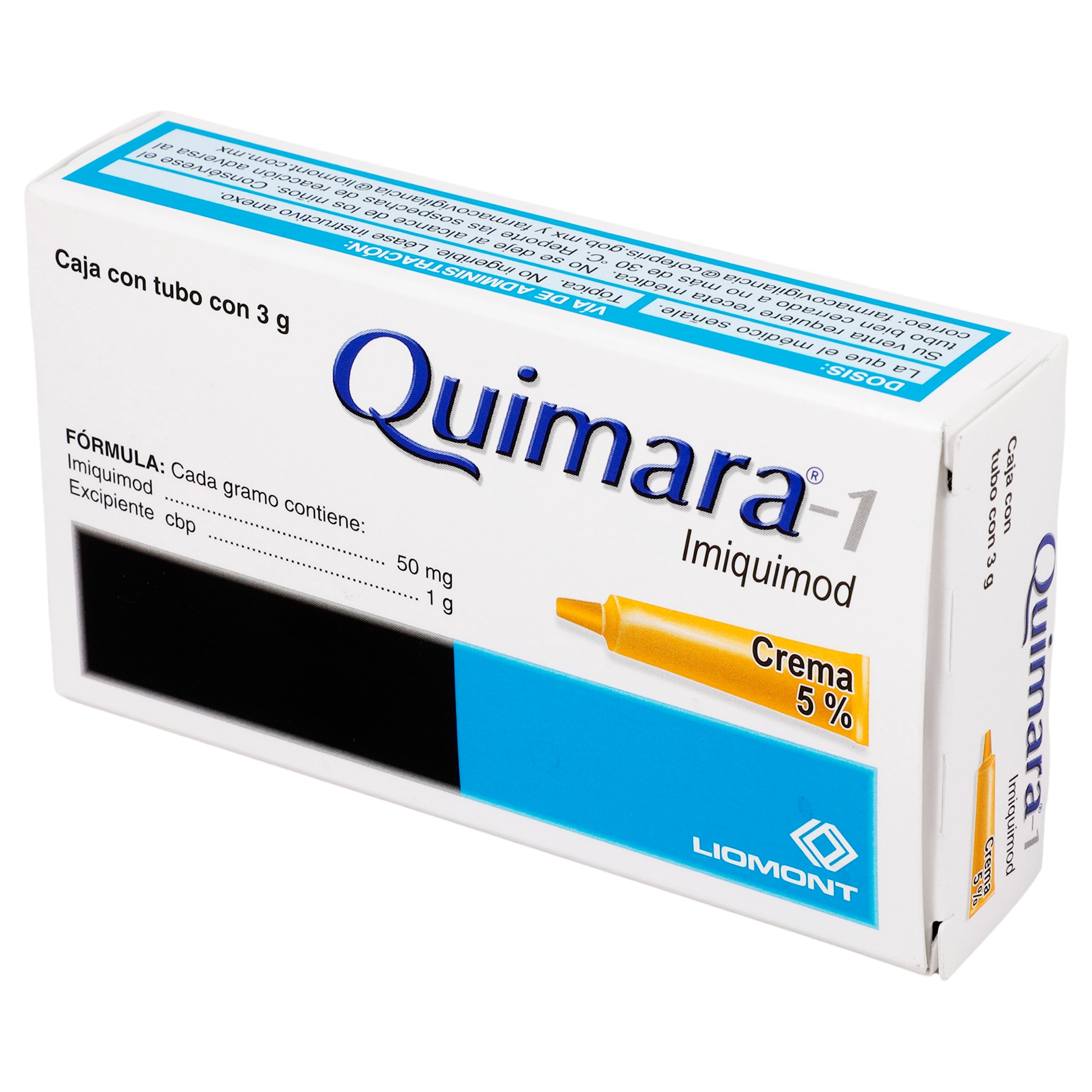 Quimara Crema 5% 3G (Imiquimod) 3 - 7501299335017