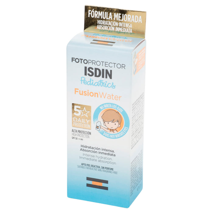 Isdin Pediatrics Fotoprotector Fusion Water Fps50 50Ml 3 - 8429420196377