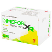 Dimefor Xr 500Mg Con 60 Tabletas (Metformina) - WeCare Pharma