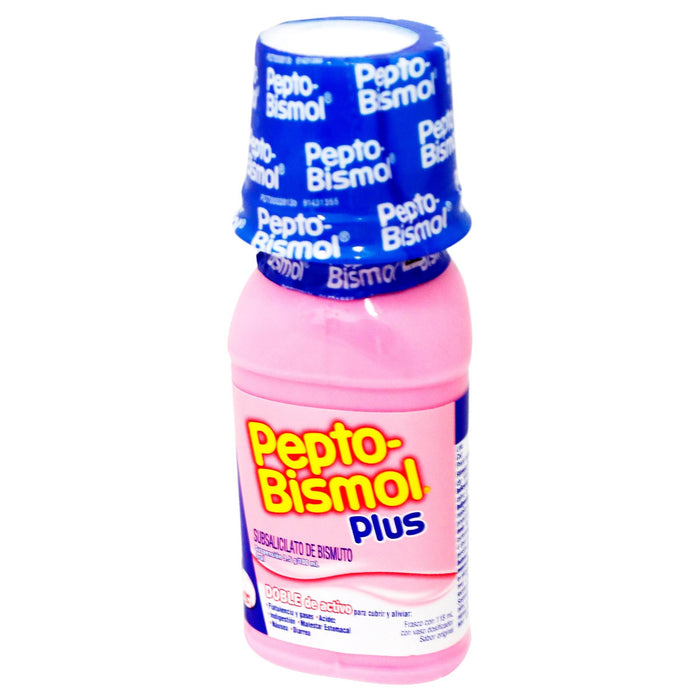 Pepto Bismol Plus Suspensión 3.5G/100Ml 118Ml (Subsalicilato De Bismuto) - WeCare Pharma