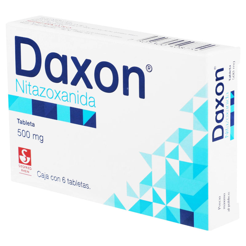 Daxon 500Mg Con 6 Tabletas (Nitazoxanida) - WeCare Pharma
