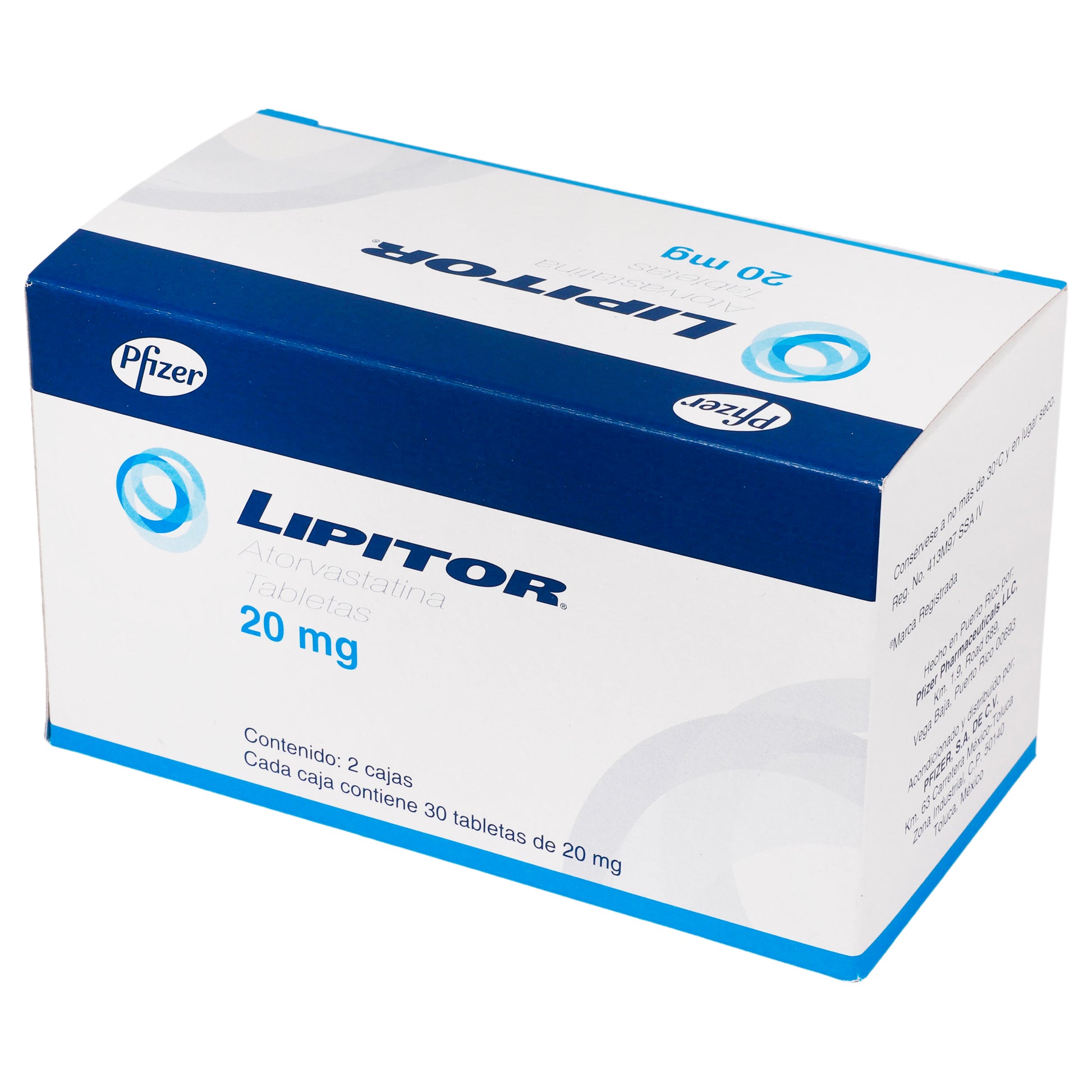 Lipitor 20Mg Con 30+30 Tabletas (Atorvastatina) 3 - 7501287640895