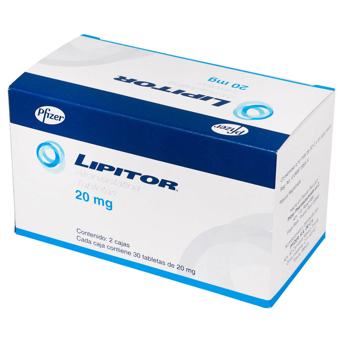 Lipitor 20Mg Con 30+30 Tabletas (Atorvastatina) - WeCare Pharma