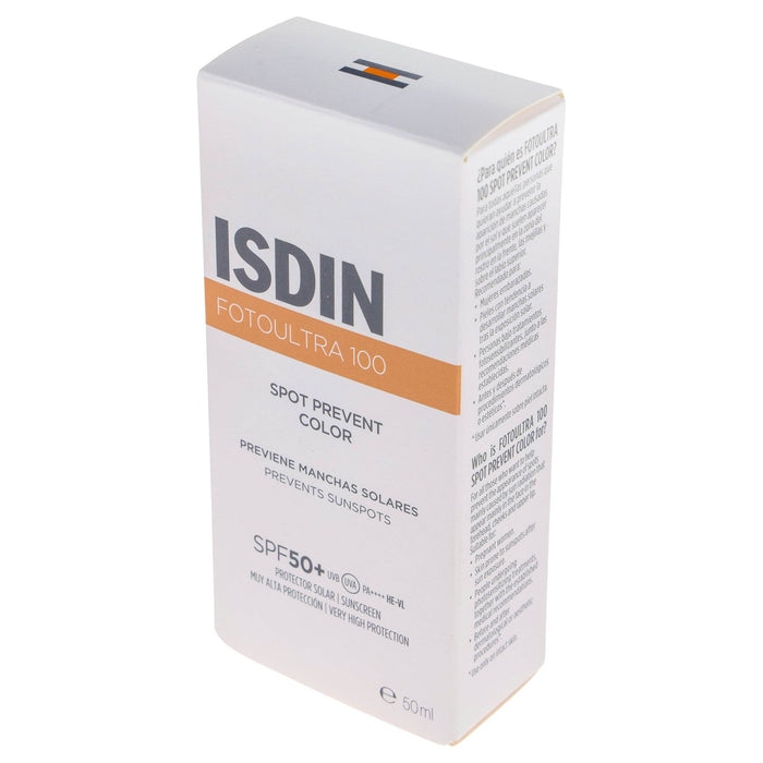 Isdin Foto Ultra 100 Spot Prevent Fusion Fluid Color Fps50 50Ml - WeCare Pharma