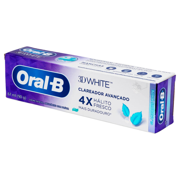 Pasta Dental Oral B Glamorous White 67Ml - WeCare Pharma