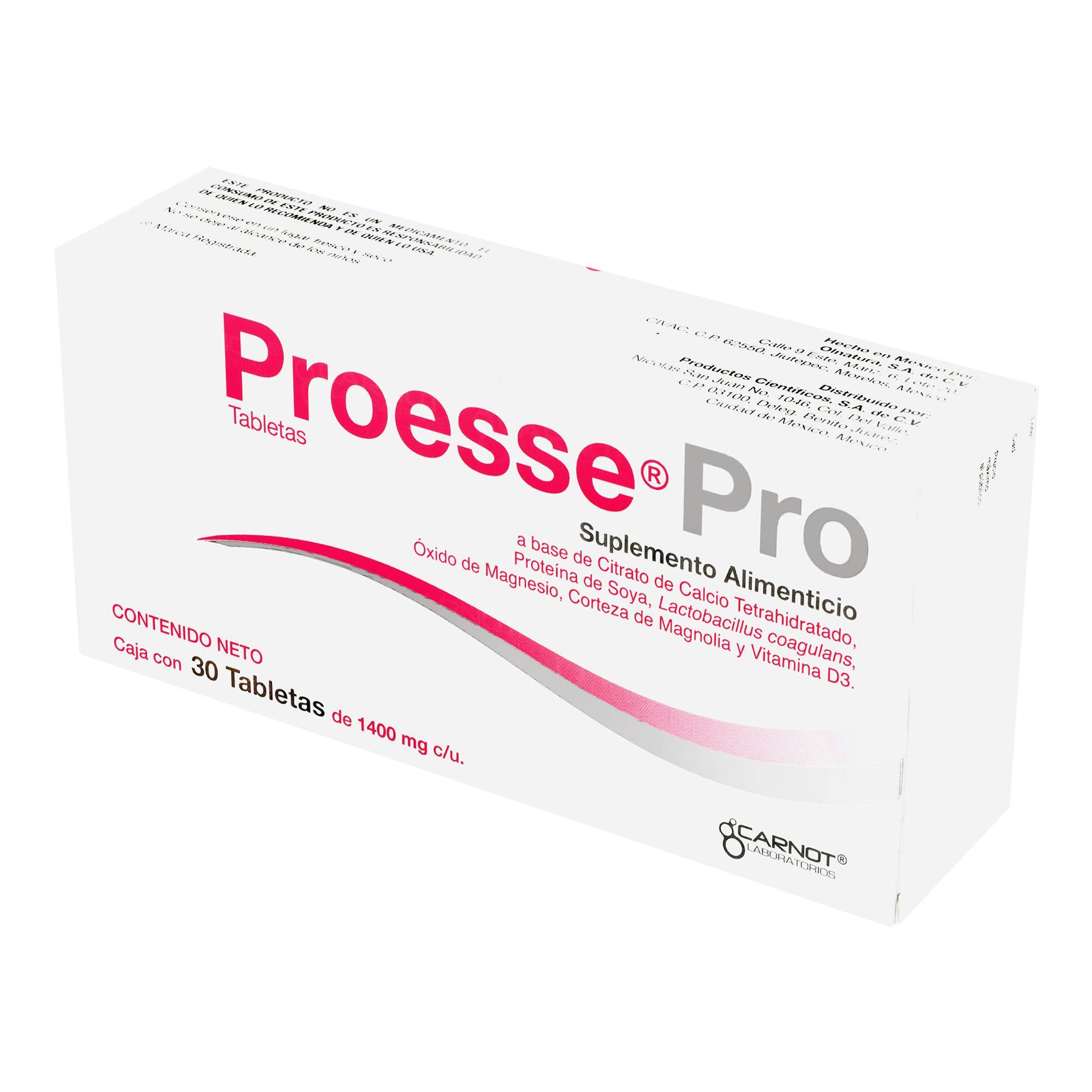 Proesse Pro 1400Mg Con 30 Tabletas (Suplemento Alimenticio) — WeCare Pharma