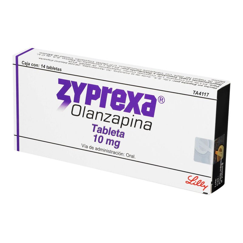 Zyprexa 10Mg Con 14 Tabletas (Olanzapina) - WeCare Pharma