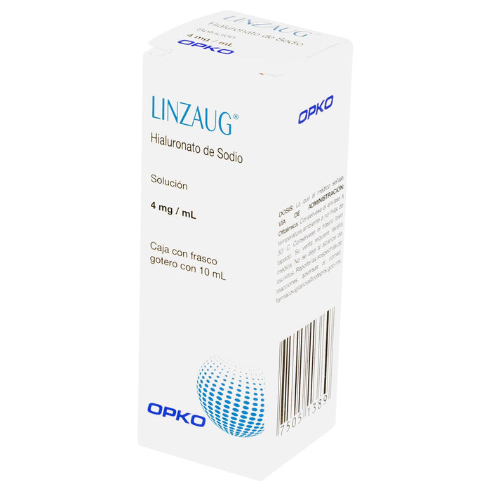 Linzaug Solución Oft 4Mg/Ml 10Ml Opko (Hialuronato De Sodio) - WeCare Pharma