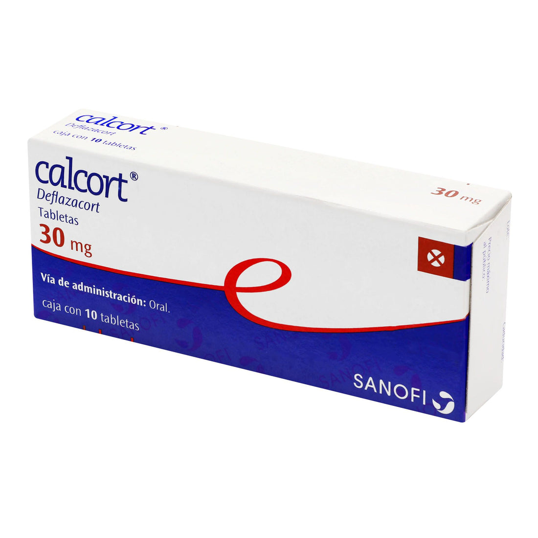 Calcort 30Mg Con 10 Tabletas (Deflazacort) 3 - 7501061002307